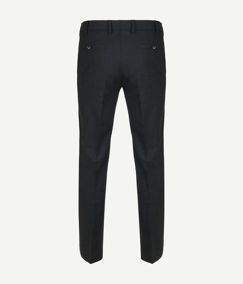 Meyer pantalon Roma wolmix antraciet | Regular-fit