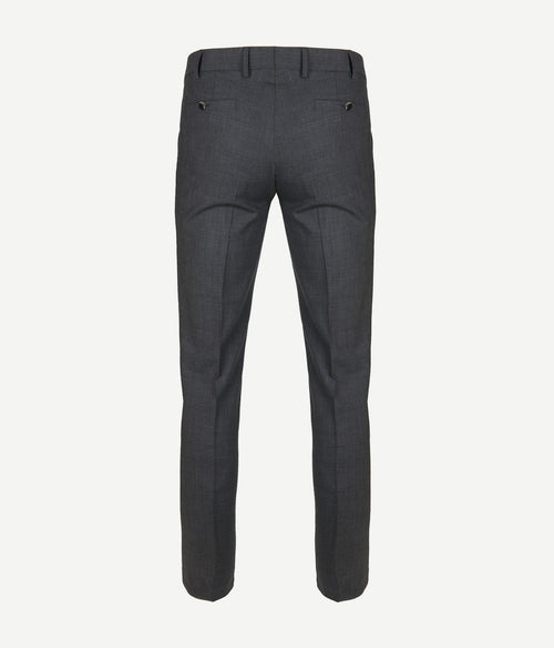 Pantalon Roma wolmix grijs