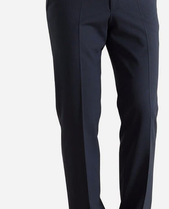 Meyer pantalon Roma wolmix donkerblauw | Regular-fit