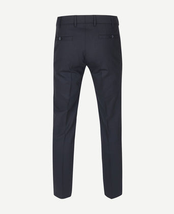 Pantalon Roma wolmix donkerblauw