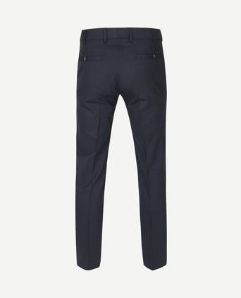 Pantalon Roma wolmix donkerblauw