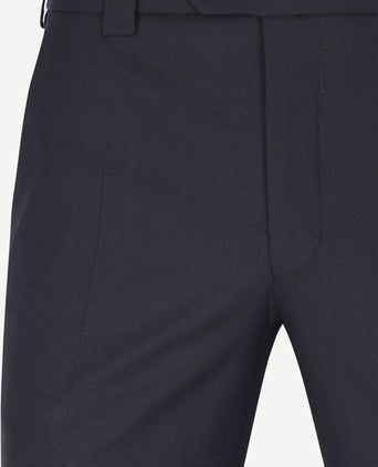 Meyer pantalon Roma wolmix donkerblauw | Regular-fit