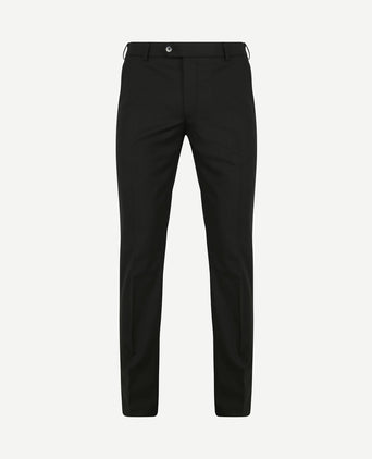 Pantalon Roma wolmix zwart