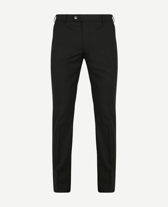 Pantalon Roma wolmix zwart