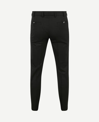 Pantalon Roma wolmix zwart