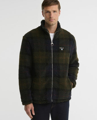 Cardigan fleece classic tartan