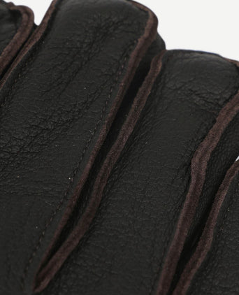 Barbour handschoenen bruin leer