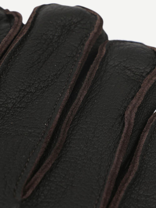 Barbour handschoenen bruin leer