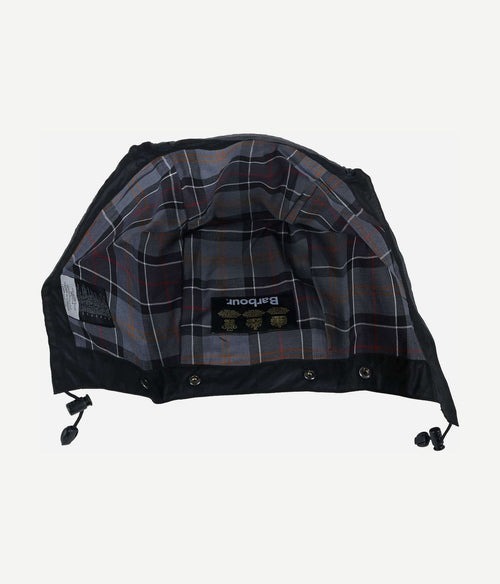 Barbour capuchon zwart