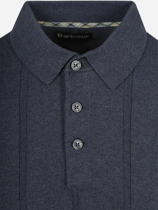 Wellburn knitted polo donkerblauw Wellburn knitted polo donkerblauw