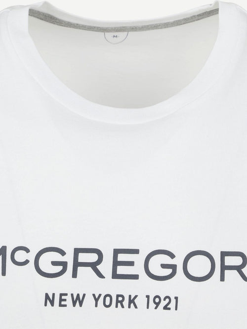 McGregor essential t-shirt logo wit | Regular-fit