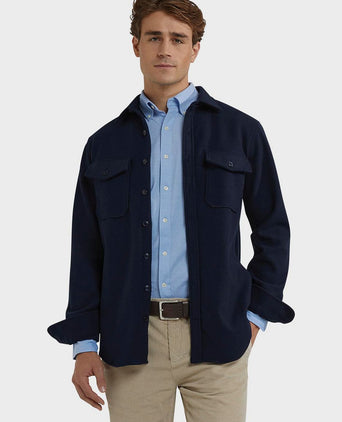 Overshirt donkerblauw