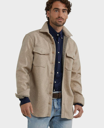 McGregor overshirt beige | Regular-fit