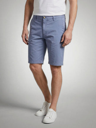 Shorts poplin gmd blauw Shorts poplin gmd blauw