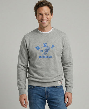 Sweatshirt graphic grijs