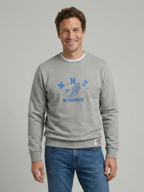 Sweatshirt graphic grijs