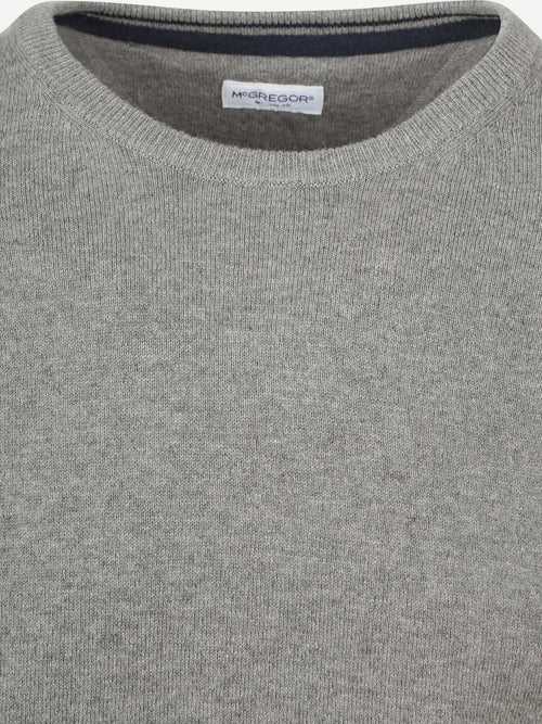 Trui merino blend grijs