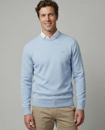 Trui cotton cashmere powder blauw
