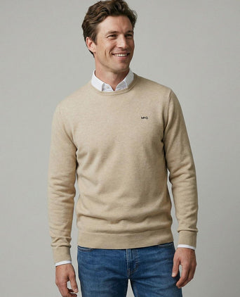 Trui cotton cashmere sand