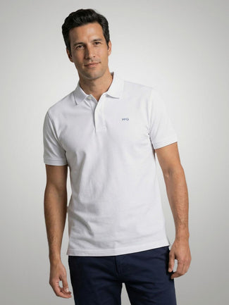 Piqué polo wit Piqué polo wit