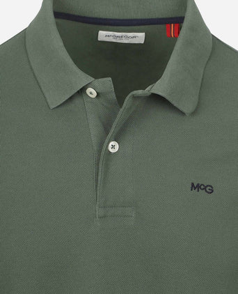 McGregor long sleeve poloshirt sage groen | Regular-fit