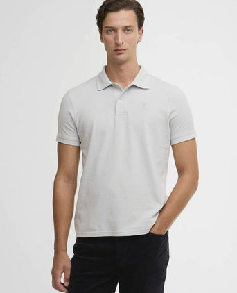 Pique polo haze blauw