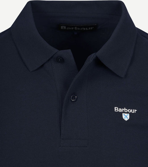 Basic polo donkerblauw