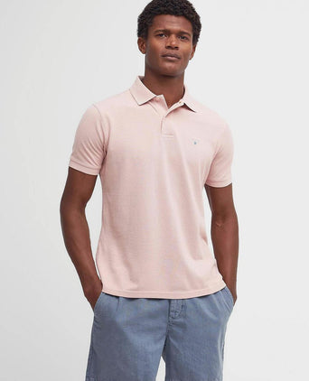 Pique polo lichtroze