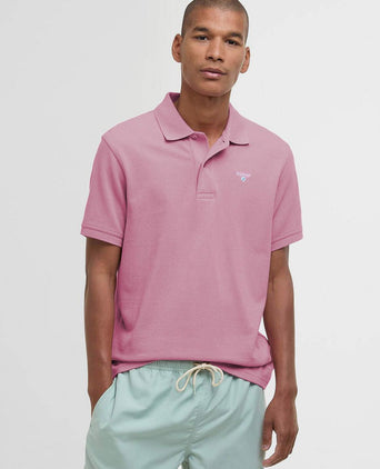 Pique polo true roze