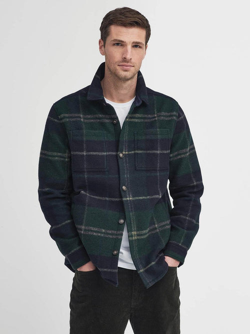 Barbour overshirt ruit greenloch tartan | Regular-fit