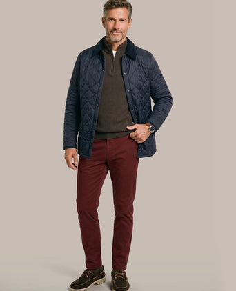 Heritage Liddesdale quilted jas donkerblauw
