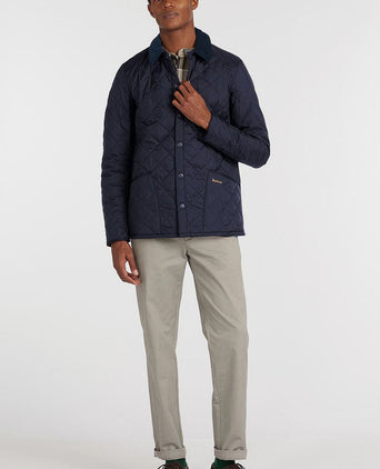 Heritage Liddesdale quilted jas donkerblauw