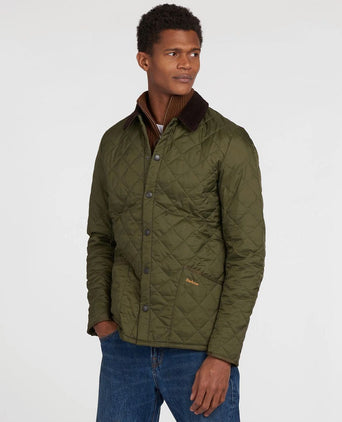 Heritage Liddesdale quilted jas groen