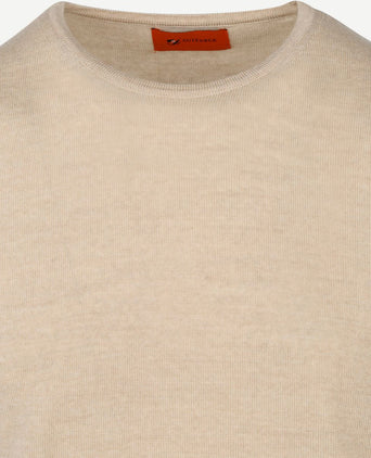 Merino pullover o beige