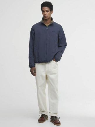 Reversible korbel jas donkerblauw Reversible korbel jas donkerblauw