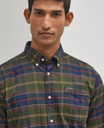 Barbour kyeloch overhemd ruit donkergroen