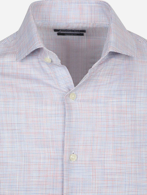 Overhemd faux ruit multicolour