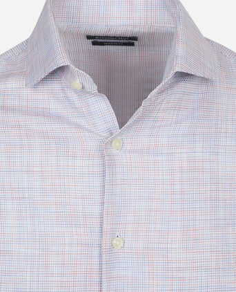Overhemd faux ruit multicolour