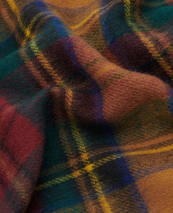 Barbour sjaal new check tartan goud