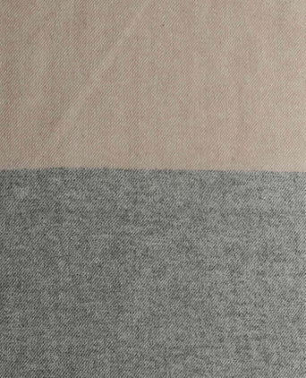 Sjaal lamswol grijs beige