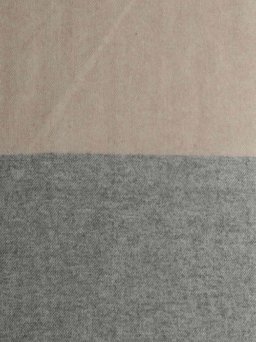 Sjaal lamswol grijs beige