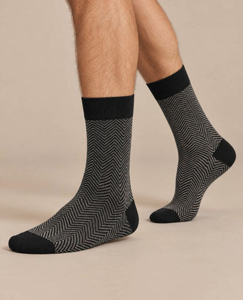 Sokken (3-pack) print zwart multicolour