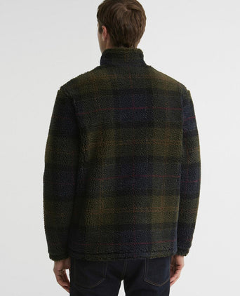 Cardigan fleece classic tartan