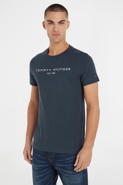 T-shirt logo military denim