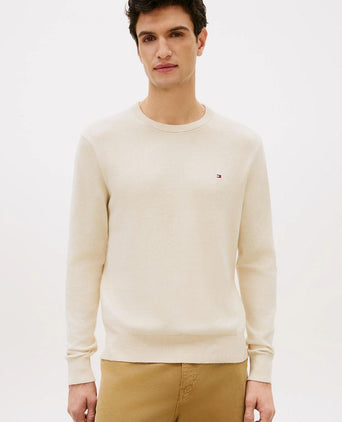 Pullover cotton kashmir ecru