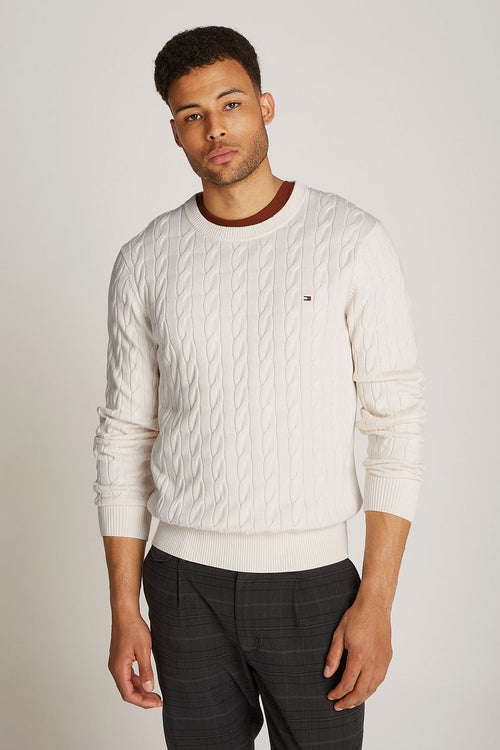 Pullover cable off white