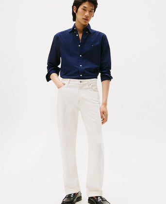 Tommy Hilfiger Oxford overhemd donkerblauw | Regular-fit