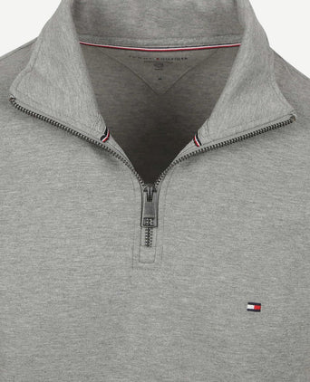 Tommy Hilfiger halve rits trui intechno grijs | Regular-fit