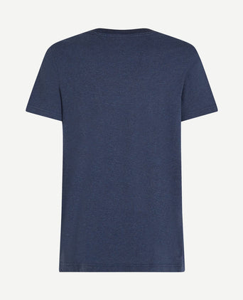 T-shirt essential donkerblauw