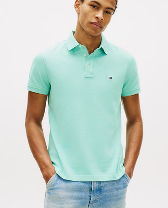 T-shirt essential aqua blauw